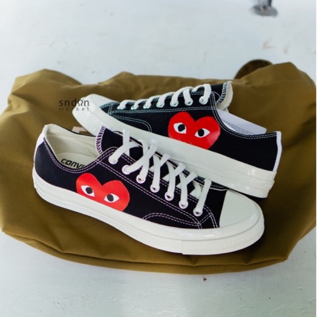CONVERSE x CDG Comme Des Garcons 70s Ox Low Black Original