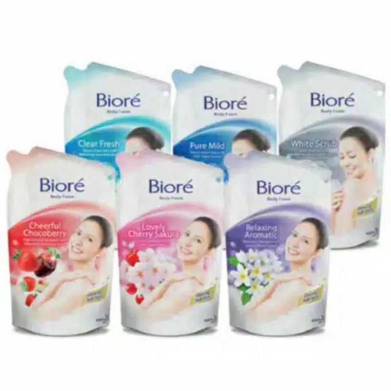 Jual Biore Body Wash Refill 450 ML All Variant | Shopee Indonesia