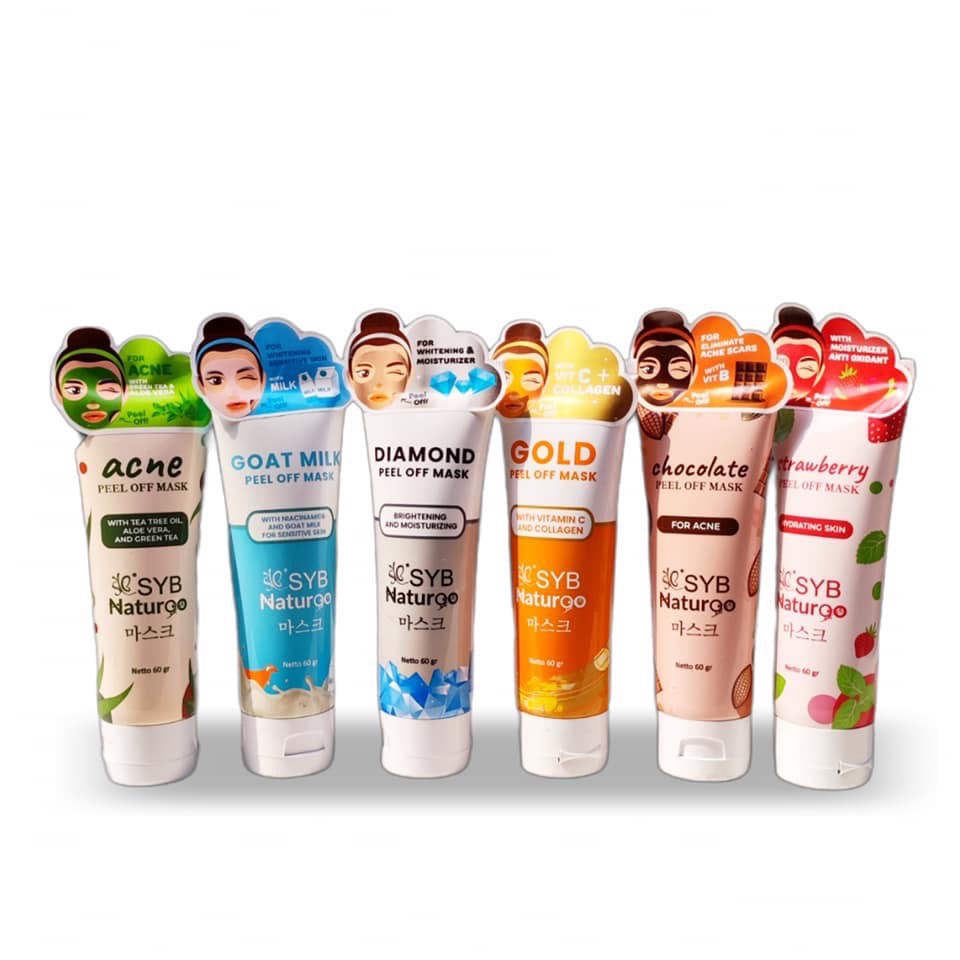 Jual SYB NATUR90 Peel Off Mask - Naturgo Tube Mask 60gram | Shopee ...