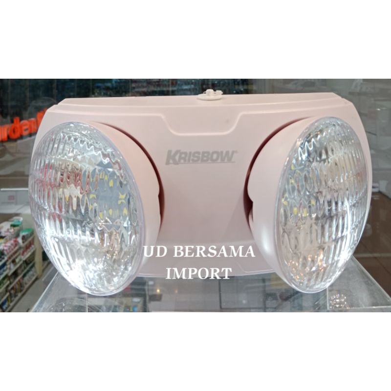 Jual KRISBOW Emergency Lamp Twin Spot 5W Lampu Darurat | Shopee Indonesia