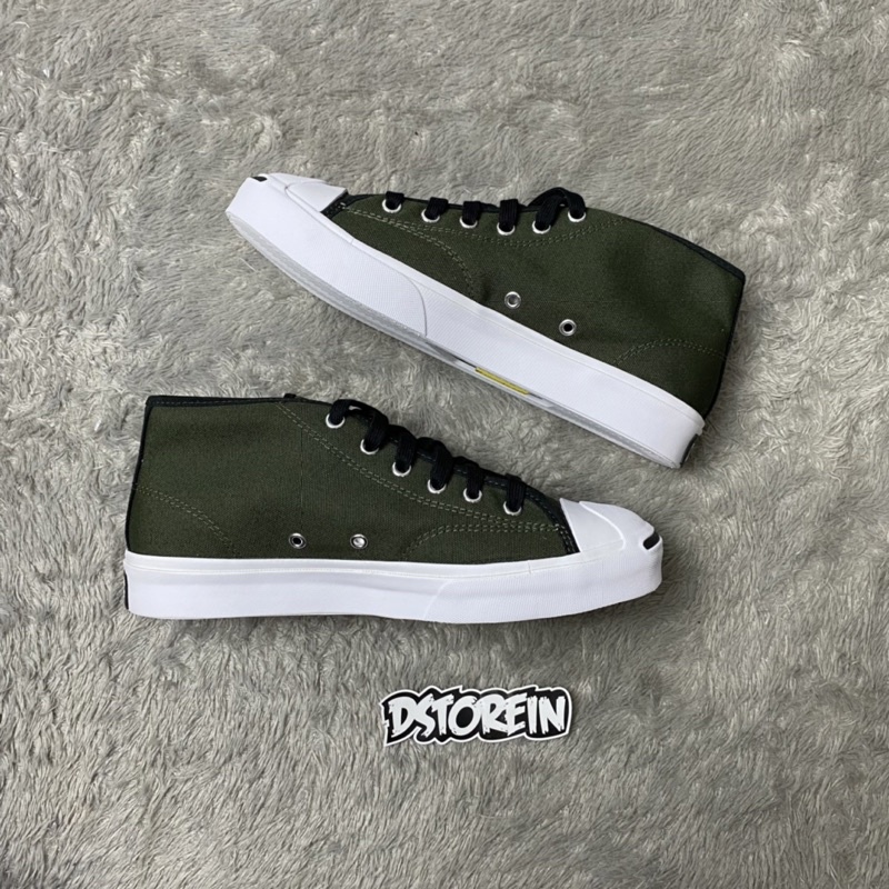 Converse Jack Purcell Mid Cargo Green Army Original limited