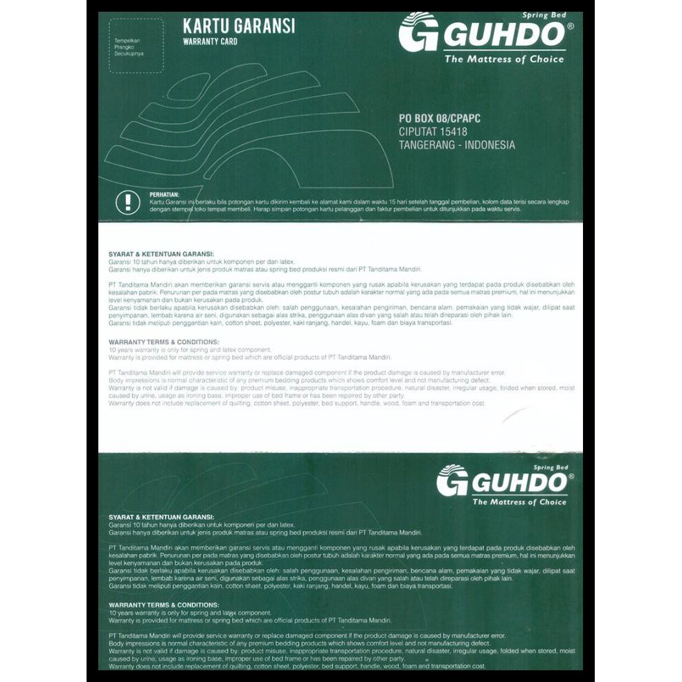 Jual Guhdo Individual Support Base Individual Hb Drevo 160X200 (Fullset ...