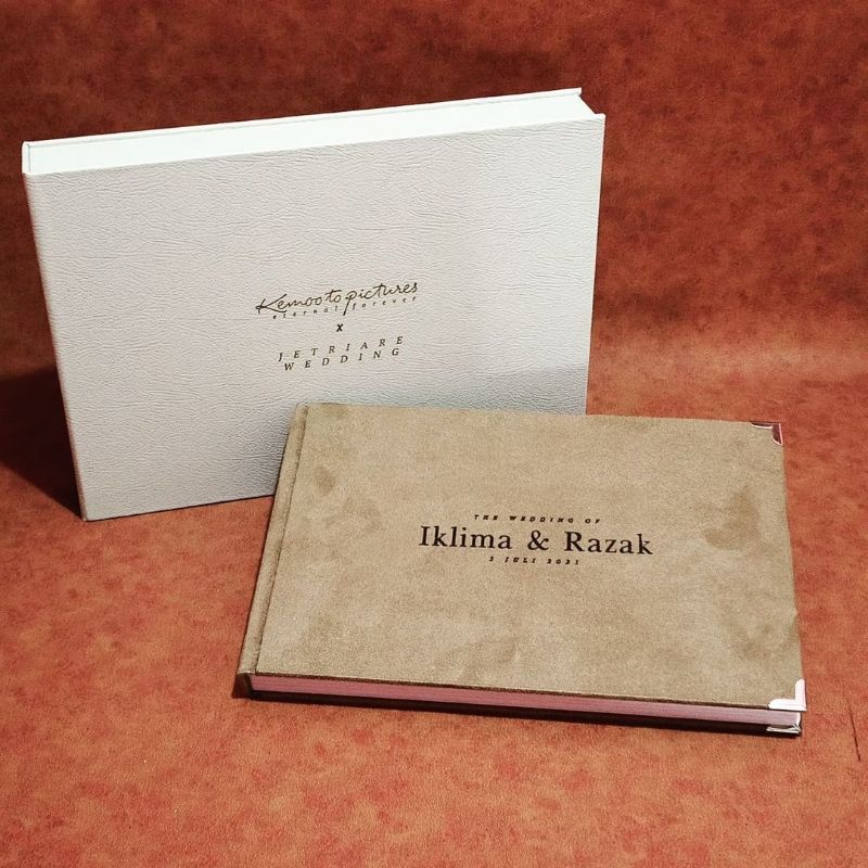 Jual (Jaminan Hasil) Album Foto Kolase Cover Bludru Box Standart Free