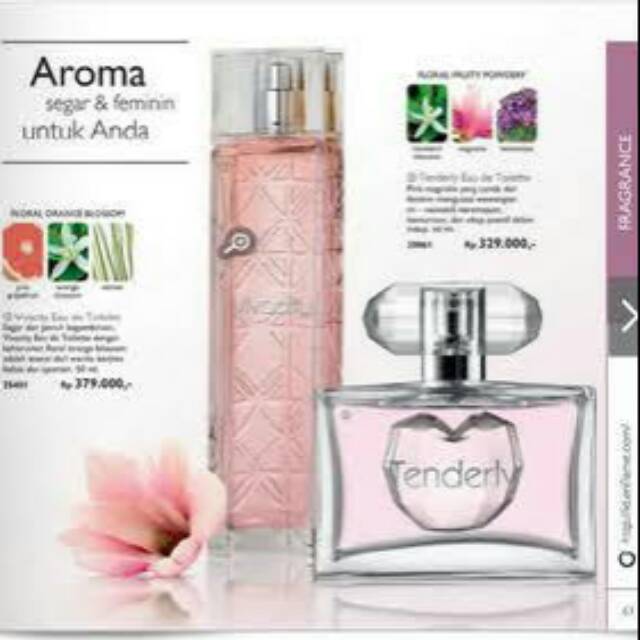 Parfume tenderly oriflame