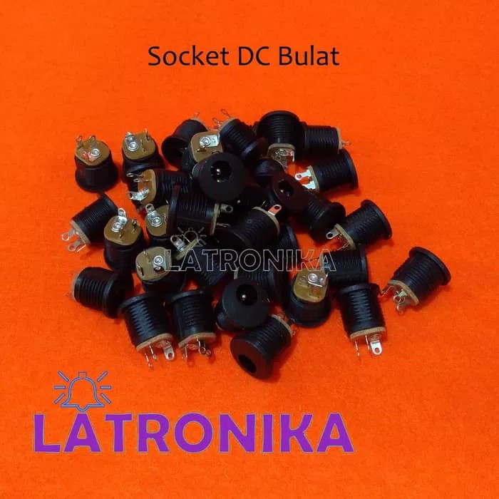 Jual Socket DC Power Jack DC 5.5x2.1mm Female Socket Panel Box Mount ...
