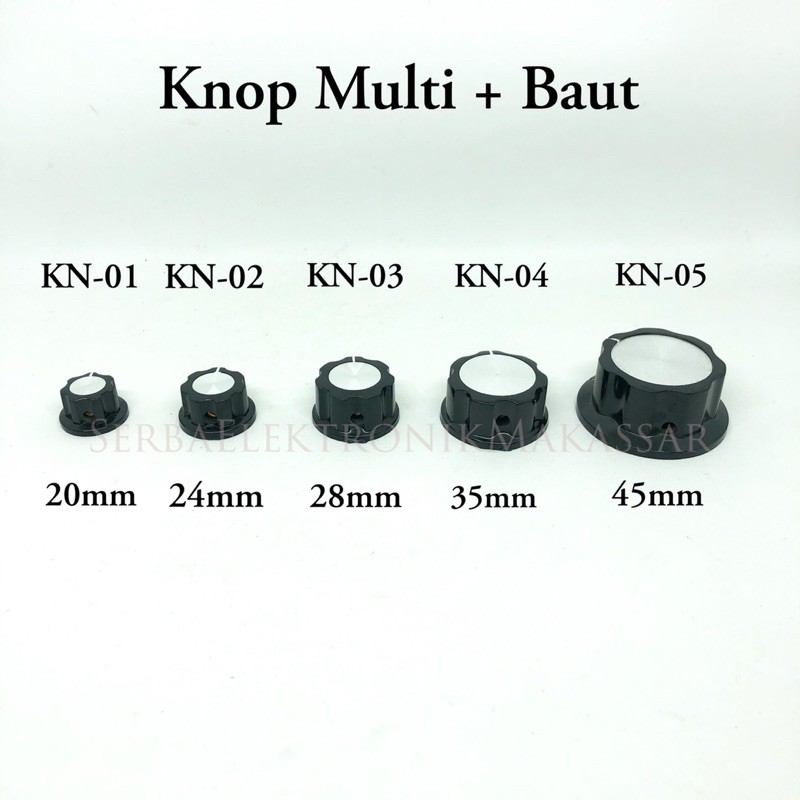 Jual Knop Multi Potensio Gelombang KN-01 KN-02 KN-03 KN-04 KN-04 KN-05 ...