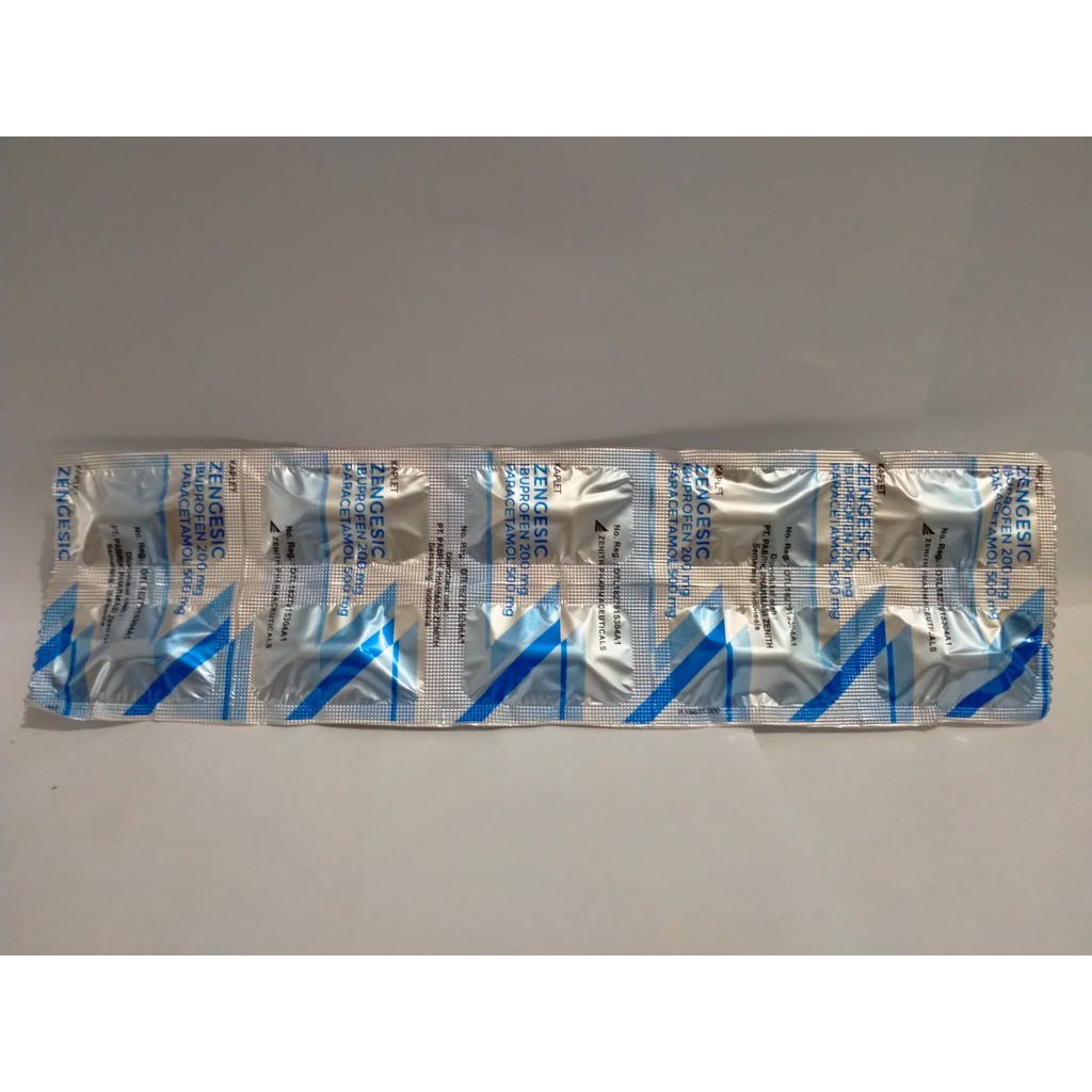 Jual ZENGESIC IBUPROFEN DAN PARACETAMOL | Shopee Indonesia