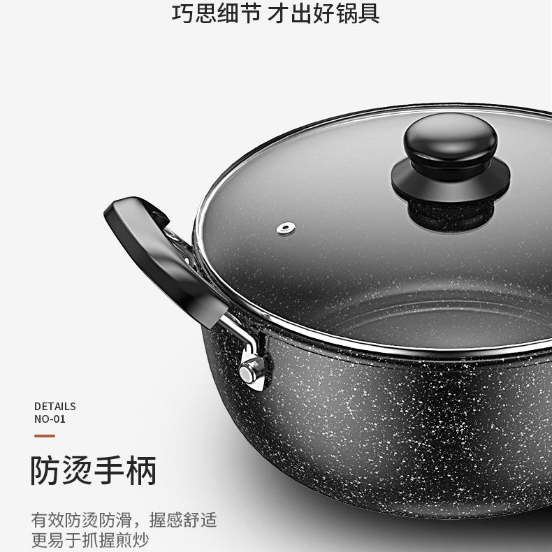 Jual Panci Set Fry Pan 4 in 1 + Kaca Murah set pan - HITAM | Shopee ...