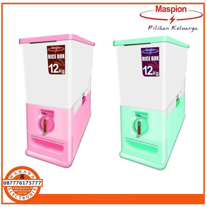 Jual Rice Box Maspion MRD 12 Kg / Tempat Penyimpanan Beras | Toples ...