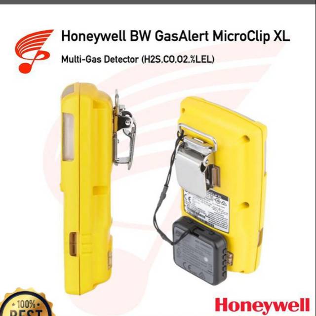 Jual Alat Honeywell BW GasAlert MicroClip XL Multi-Gas Detector (H2S,CO ...