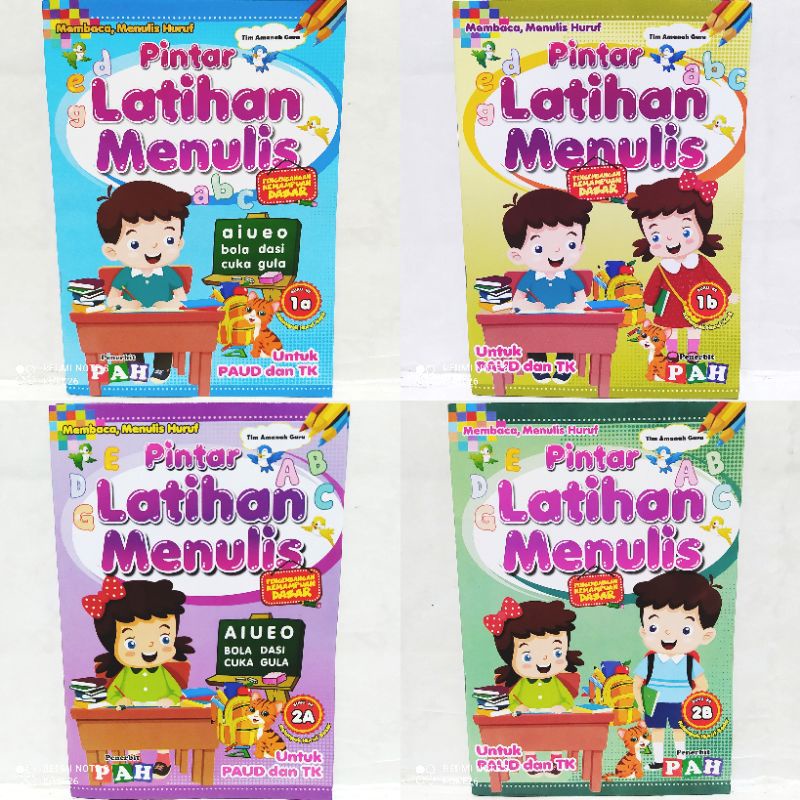 Jual BUKU PINTAR LATIHAN MENULIS PENGEMBANGAN KEMAMPUAN DASAR (PAH