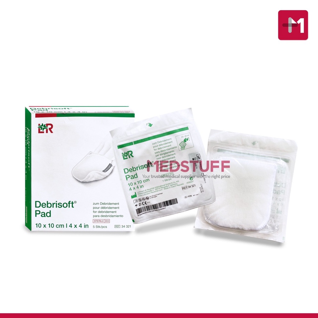 Jual Debrisoft Pad 10x10cm Pad Debridemen Debridement Rawat Luka ...