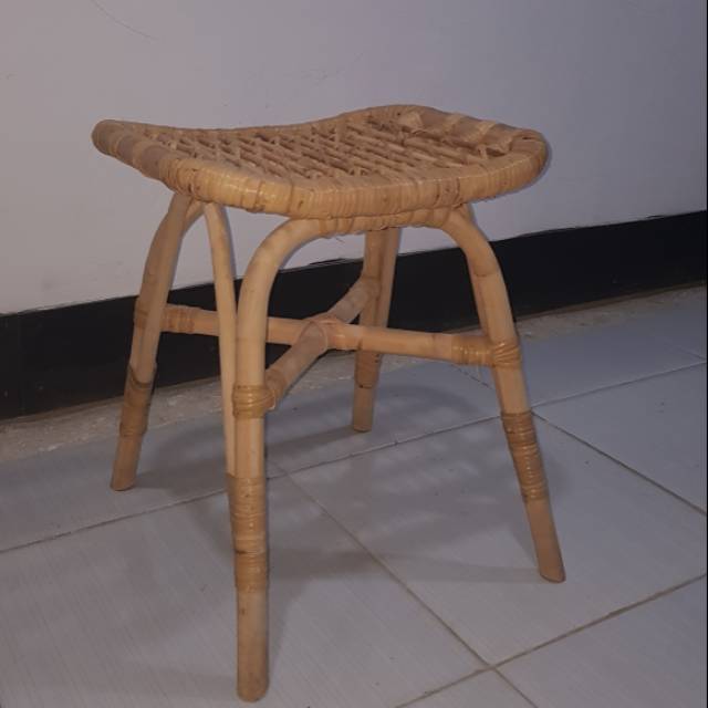 Jual Stool rotan kursi stol rotan | Shopee Indonesia