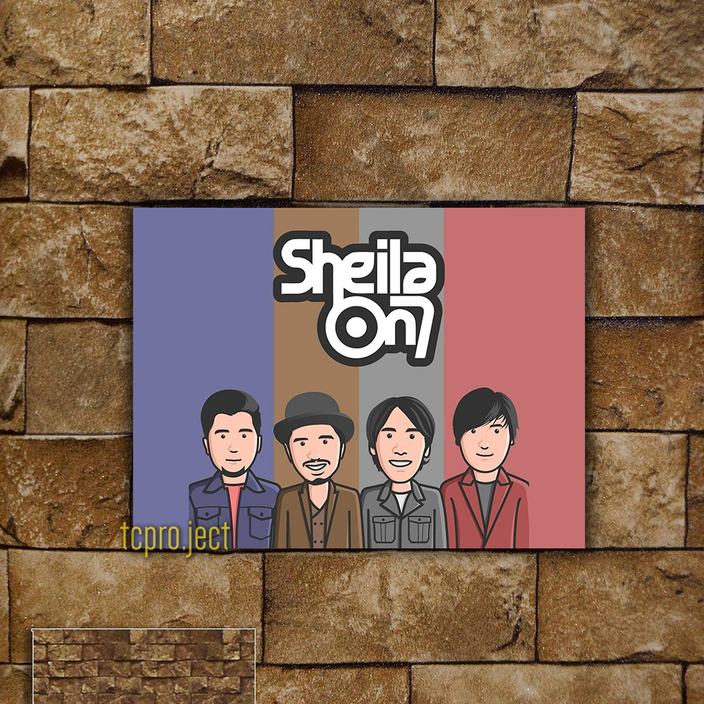 Jual SHEILA ON 7 BAND POSTER - DEKORASI HIASAN DINDING | Shopee Indonesia