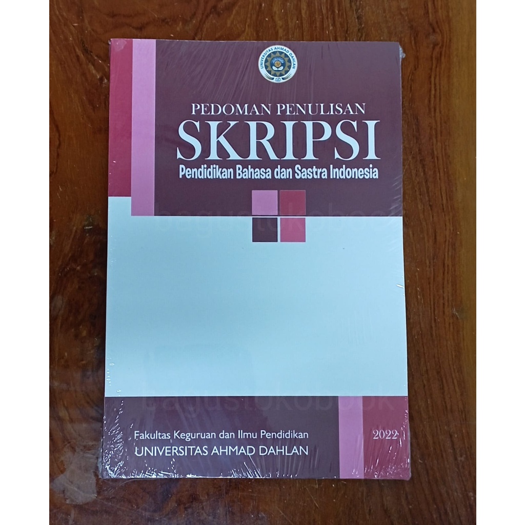 Jual Buku Pedoman Penulisan Skripsi PBSI Tahun 2022 | Shopee Indonesia