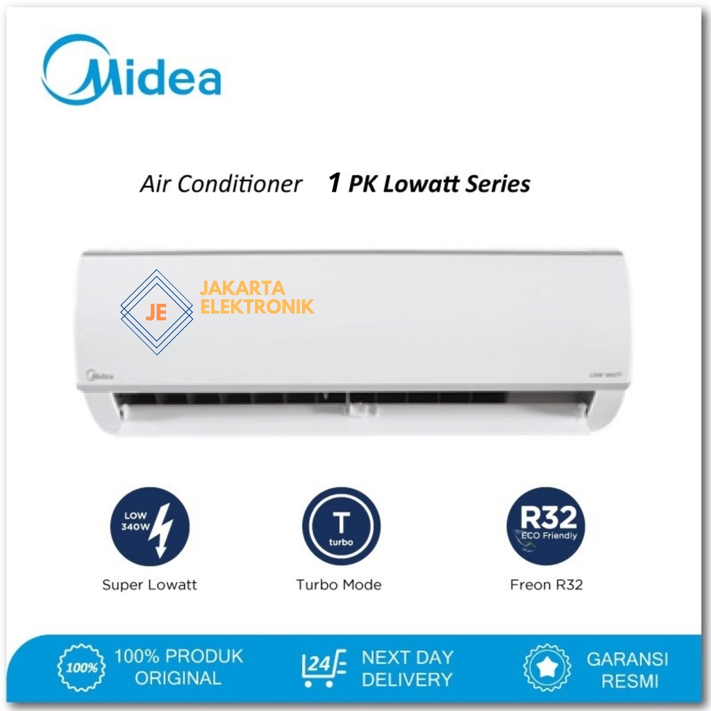 Jual MIDEA AC 1 PK TURBO COOLING + PASANG FREE PIPA 4 METER Shopee