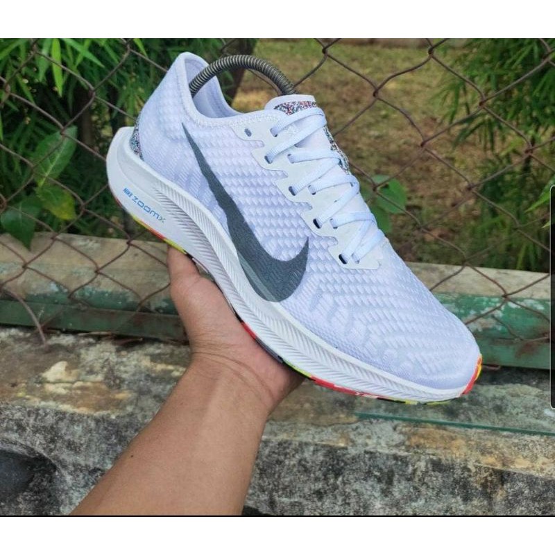 Nike zoom pegasus turbo 2 white wolf grey  and  blue hero hotsell