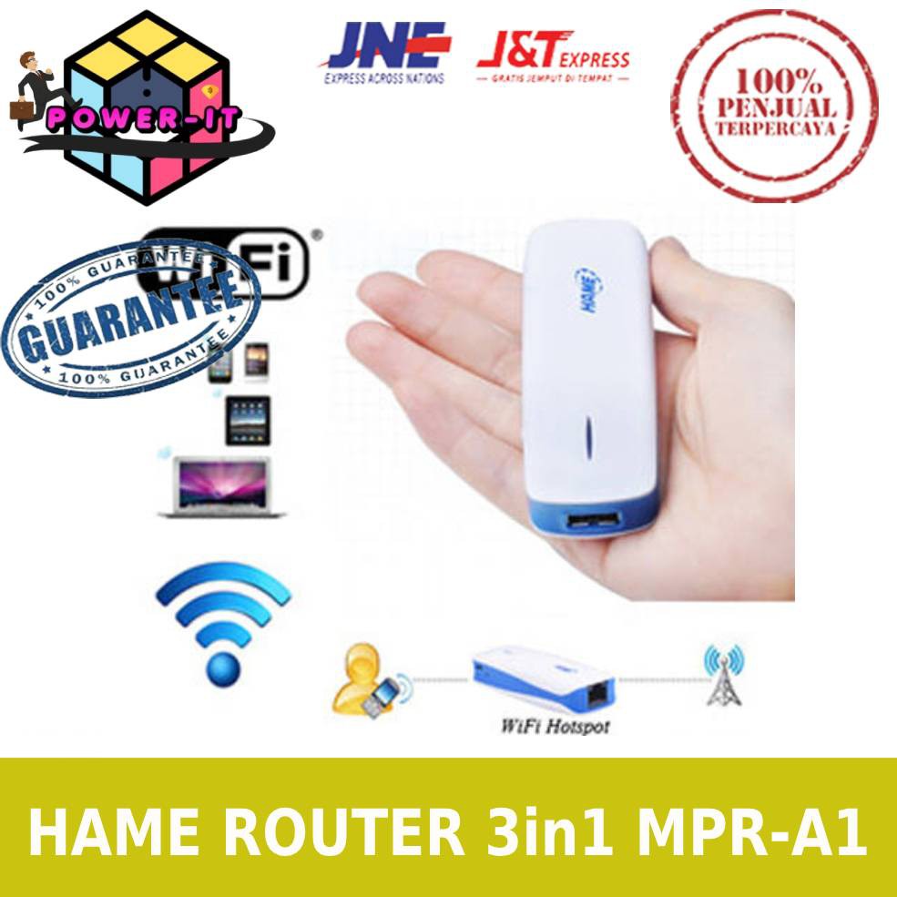 Jual Router Powerbank Hame 3in1 - MPR A1 1800mah | Shopee Indonesia