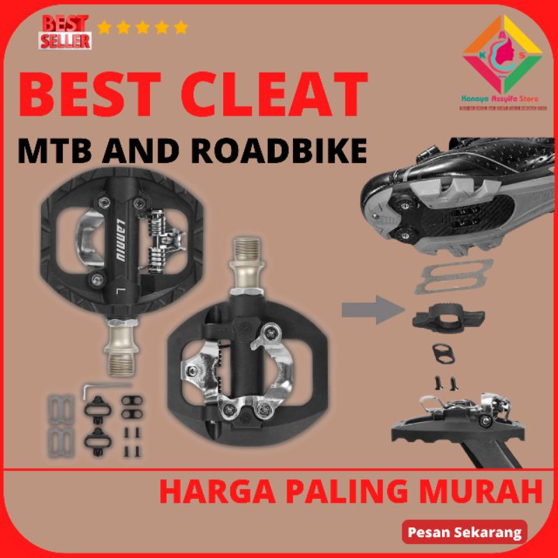 Jual Pedal Sepeda mtb Pedal Cleat mtb roadbike original Self