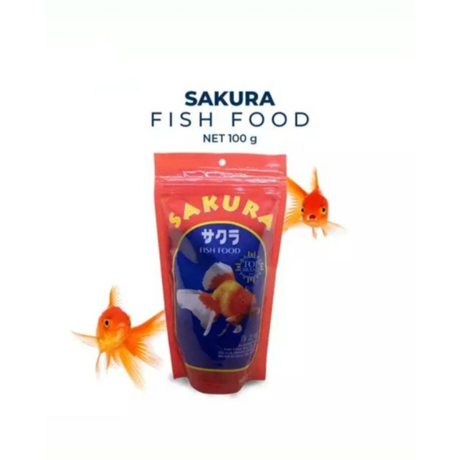 Jual Sakura Fish Food Pakan Ikan Koki Hias 11 Gram (Makanan Ikan