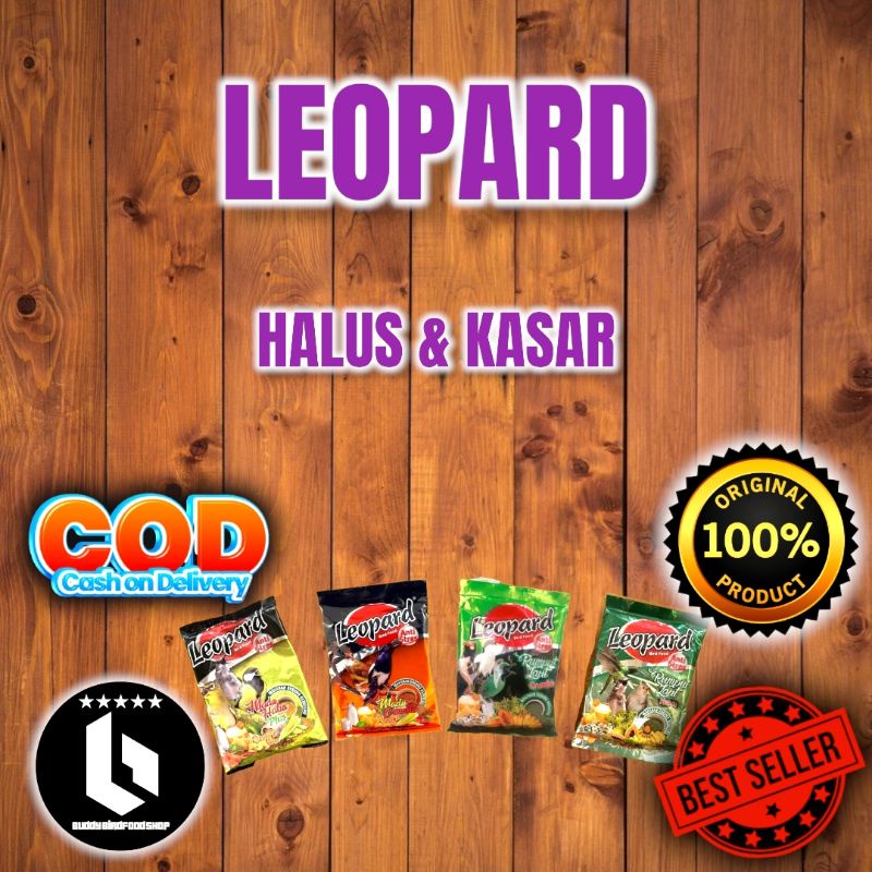 Jual Leopard kuning/hijau halus/kasar pakan burung kicau plus madu ...
