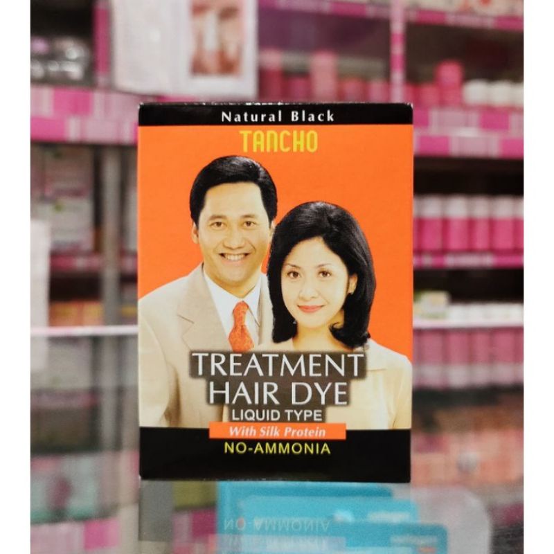 Jual TANCHO Treatment Hair Dye Liquid Type With Silk Protein | Shopee ...