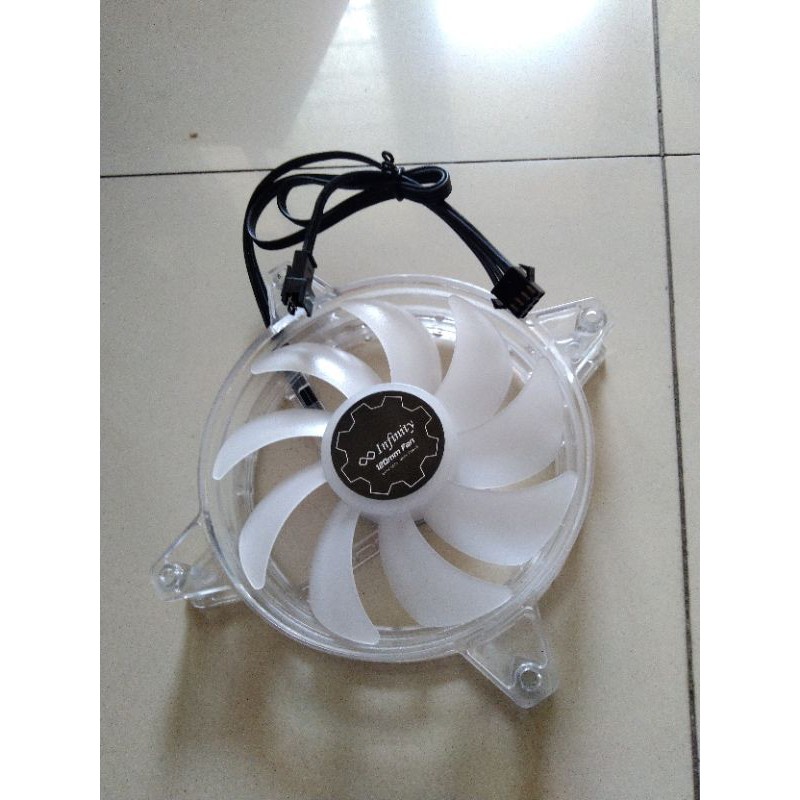Jual Infinity FAN 120mm LED AURA LIGHT ( RGB ,4 PIN for extend fan case ...