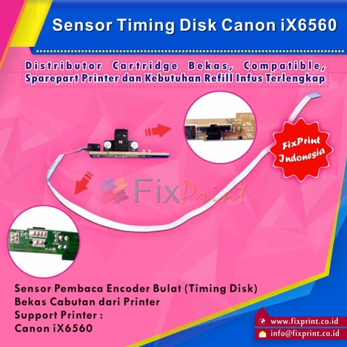 Jual Sensor Timing Disk- Sensor Pembaca Encoder Bulat Canon IX6560 ...
