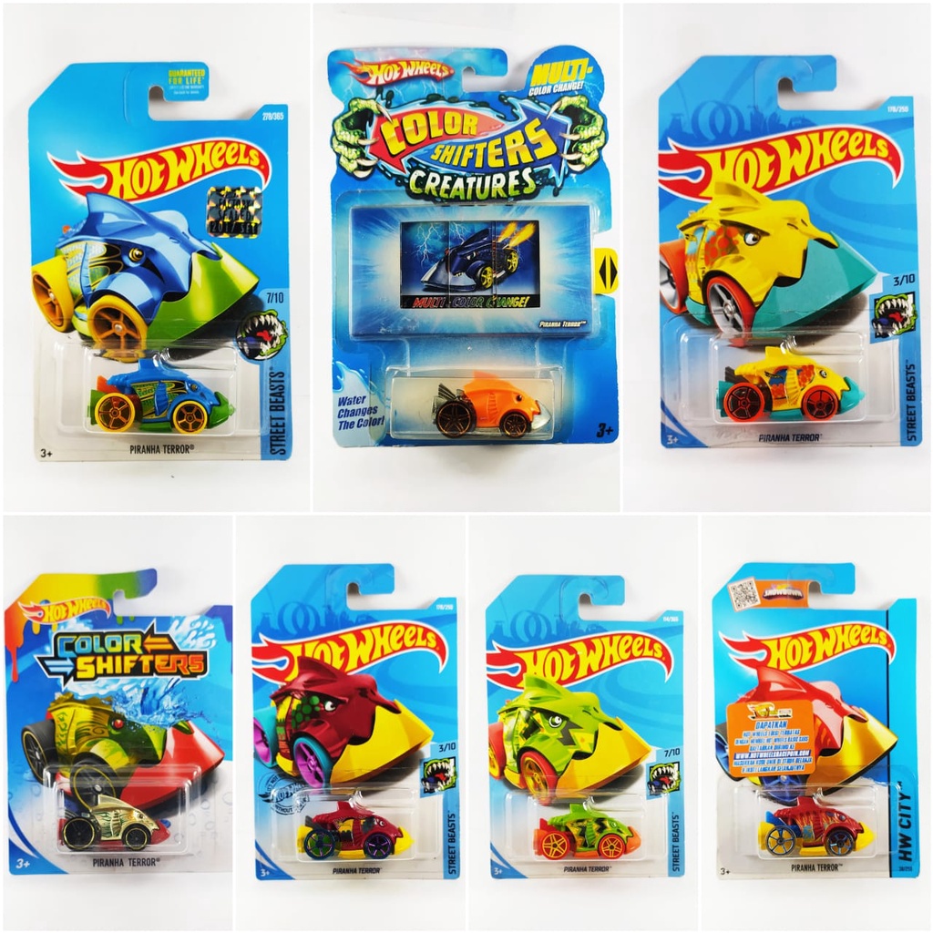 Jual Hotwheels Hot Wheels Piranha Terror Hotwheels Karakter Fish ikan ...