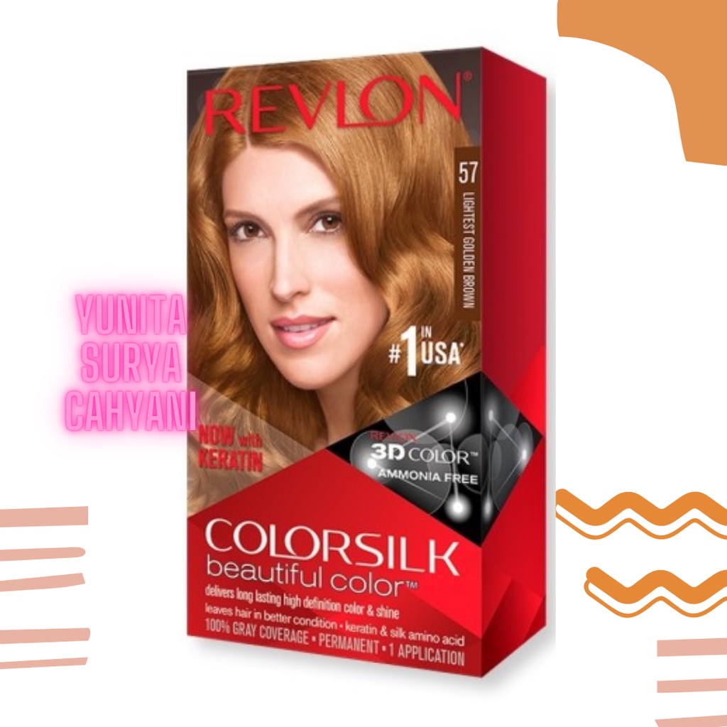 Jual REVLON COLORSILK Hair Color Cat Rambut all variant | Shopee Indonesia