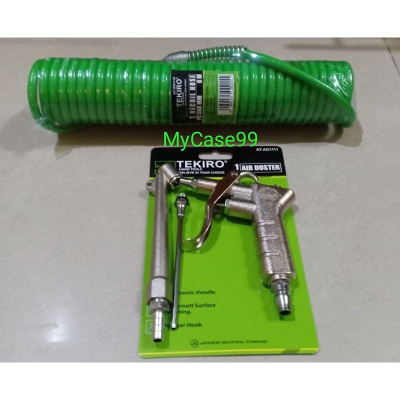 Jual Paketan Selang Kompresor Mtr Dg Duster Gun Isi Angin Tekiro Shopee Indonesia