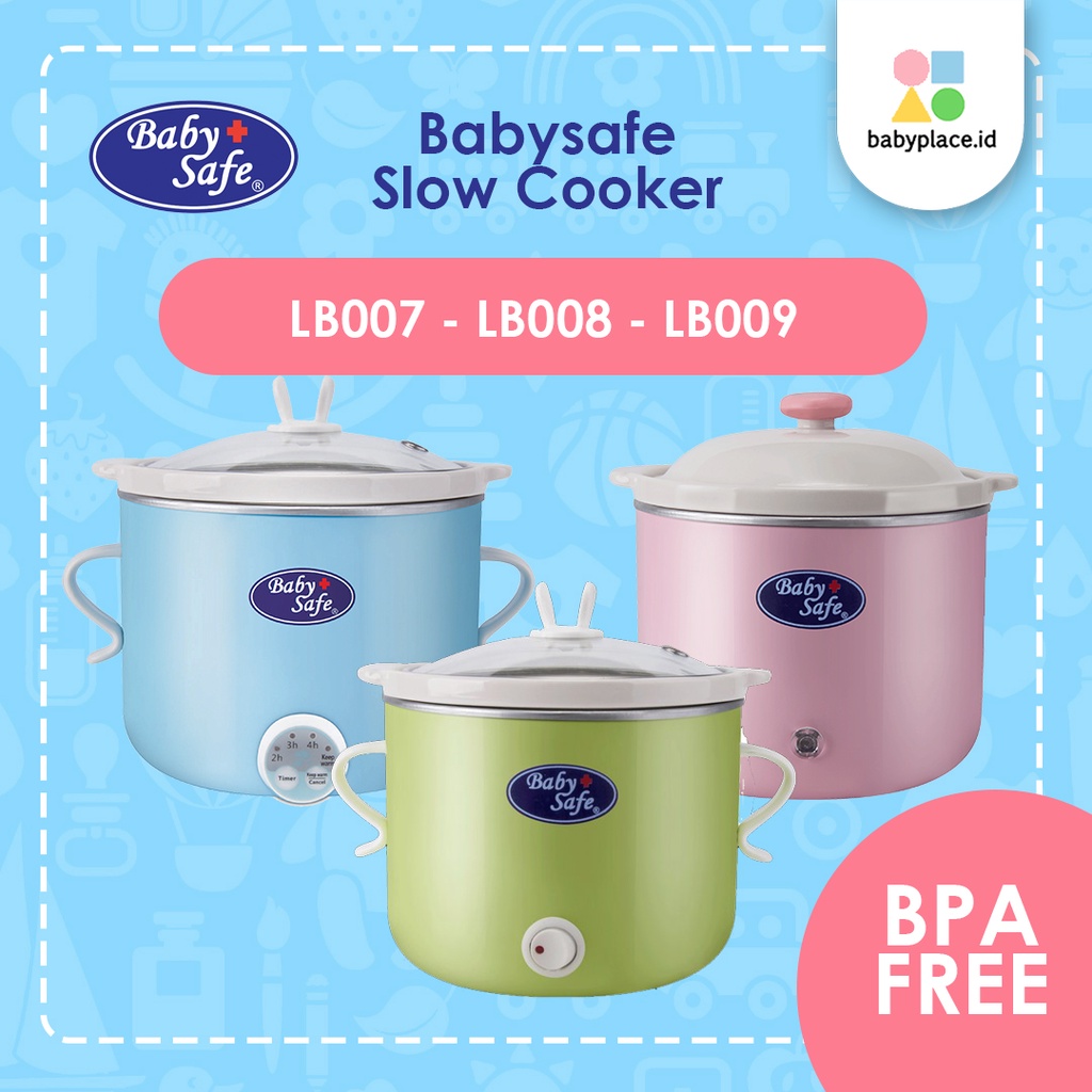 Jual BABY SAFE Slow Cooker LB007 / LB008 / LB009 /LB07M /LB016 /LB011 Shopee Indonesia