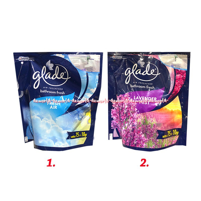 Jual Glade Bathroom 75gr Fresh Air Lavender Mist Air Freshener Gel ...