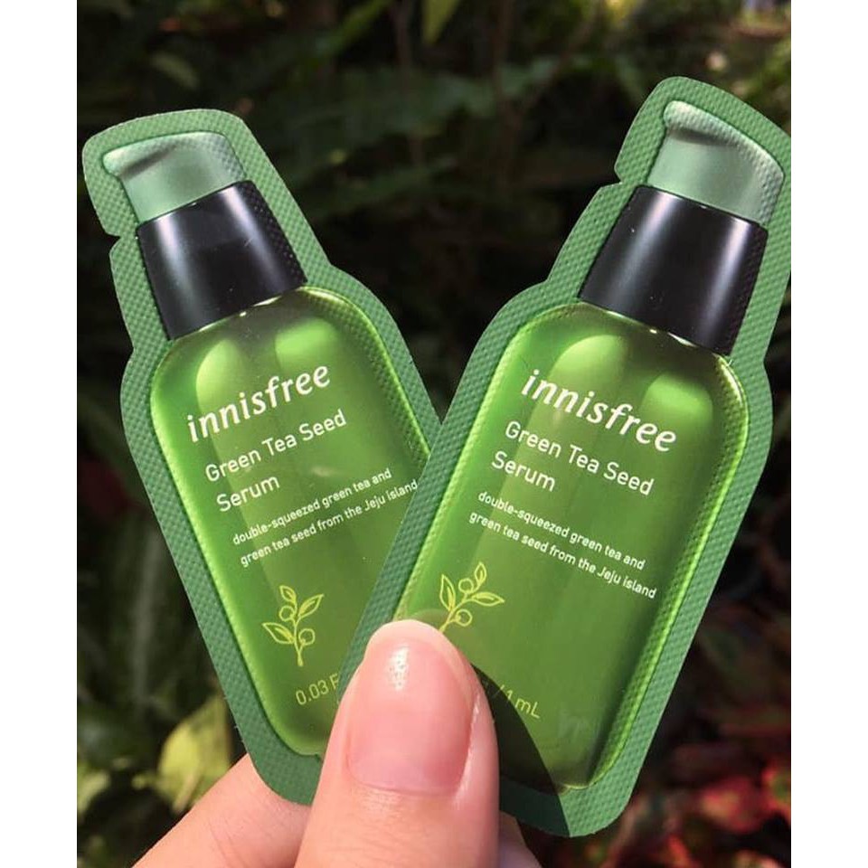 Jual RENEWAL 2019! Innisfree Green Tea Seed Serum Sample Sachet ...