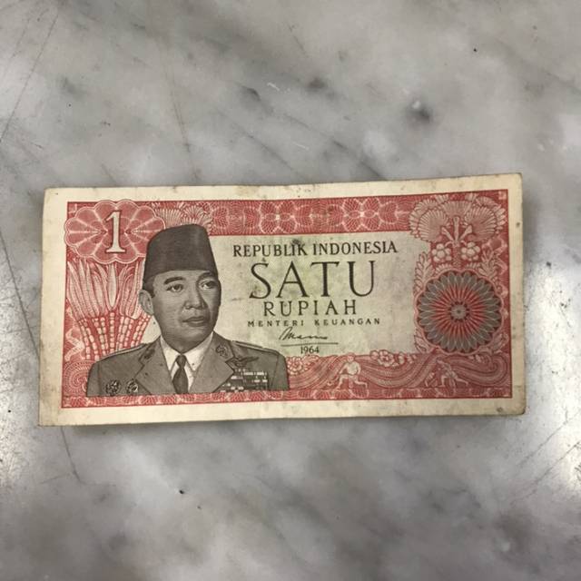 Jual Uang Lama Satu Rupiah Soekarno 1964 | Shopee Indonesia