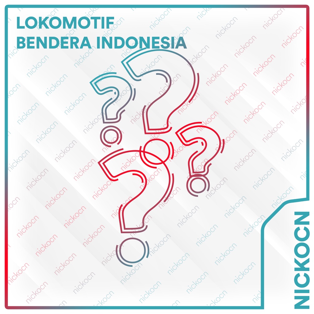 Jual Stiker Lokomotif Bendera Indonesia | Shopee Indonesia