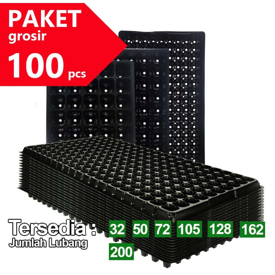 Jual Paket Pcs Tray Semai Seeding Tray Hidroponik All Varian