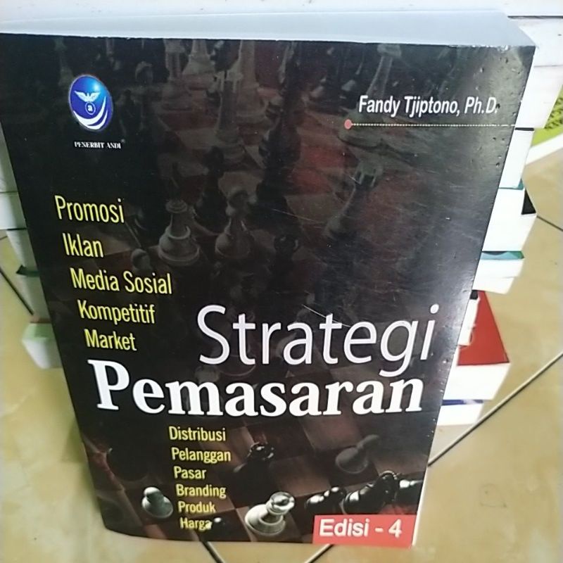 Jual Strategi Pemasaran By Fandy Tjiptono Edisi 4 | Shopee Indonesia