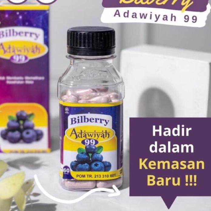 Jual Bilberry Adawiyah Ekstrak Kapsul Original Alami Suplemen Mata