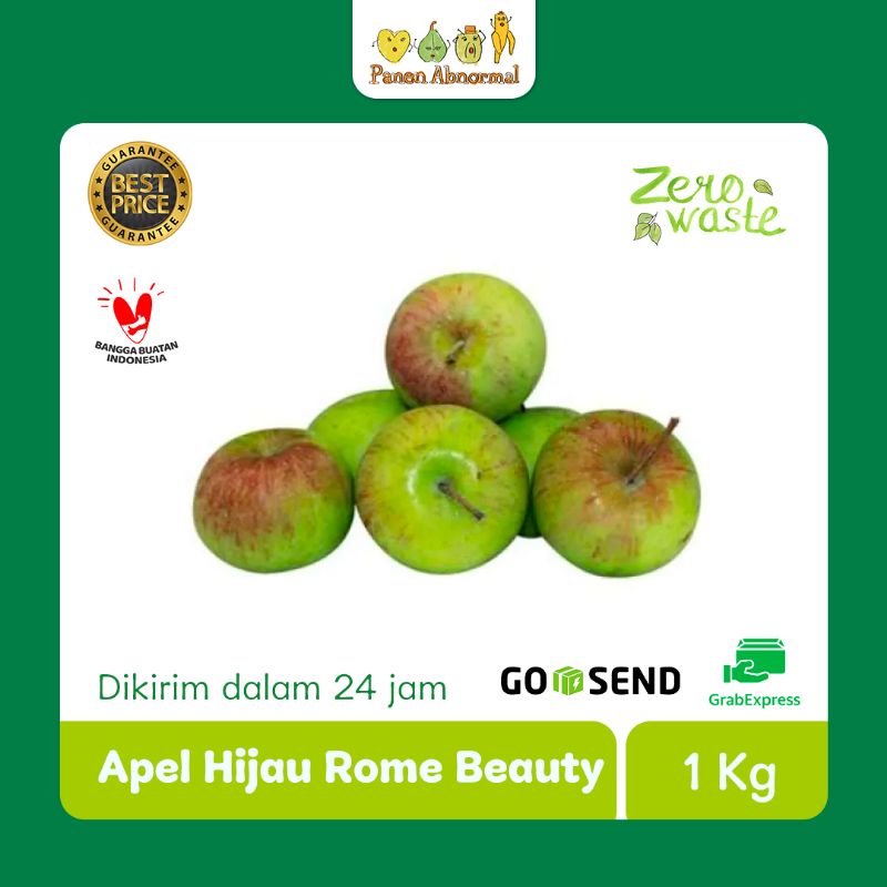 Jual Apel Hijau Rome Beauty per kg Panen Abnormal | Shopee Indonesia