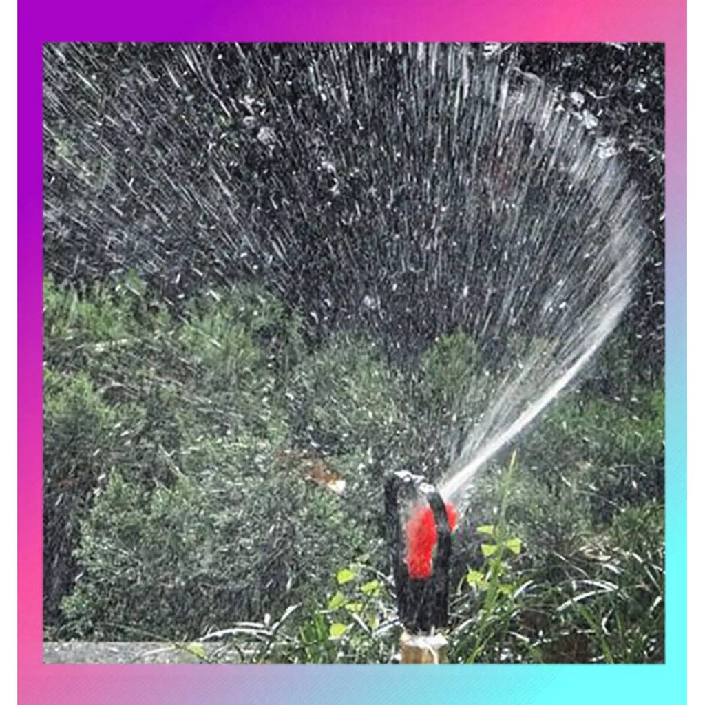 Jual Butterfly Sprinkler MERAH Semprotan Air Mancur Kupu 1/2