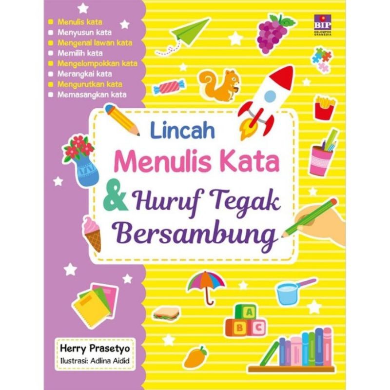 Jual Buku Latihan Menulis Kata Dan Huruf Sambung Halus Untuk Anak Paud ...