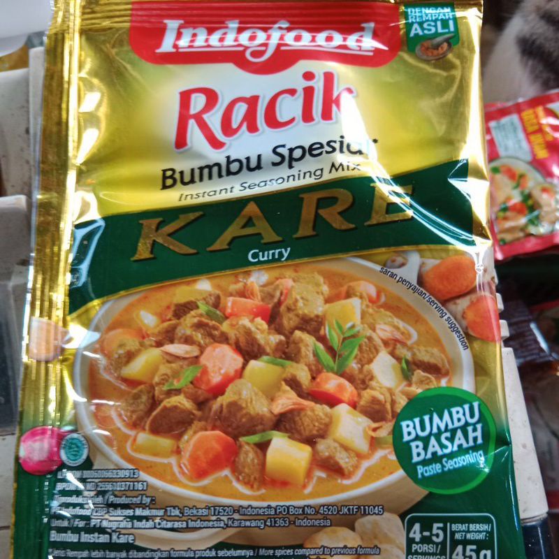 Jual Indofood Racik Bumbu Instan 45g Rendang Kare Soto Ayam Opor