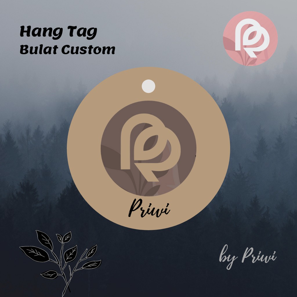 Jual HANG TAG BULAT CUSTOM RUSTIC | Shopee Indonesia