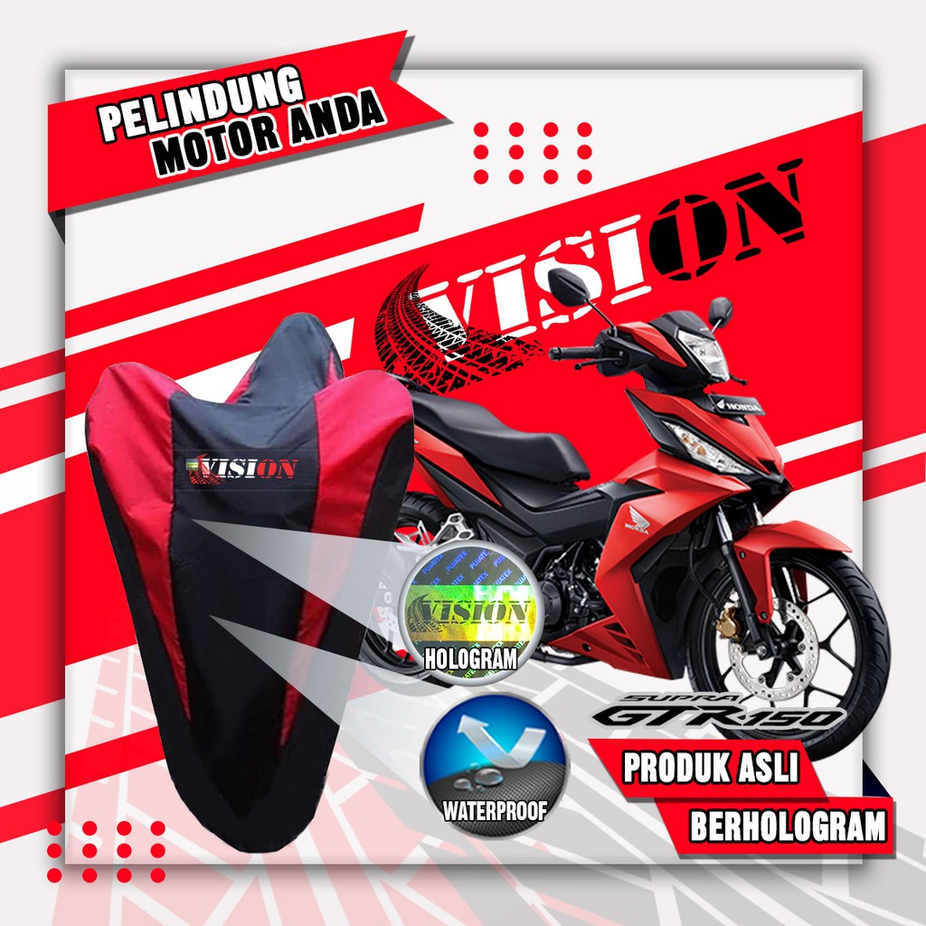 Jual cover Motor Vision Honda GTR 150cc Anti Air Merk Vision Shopee