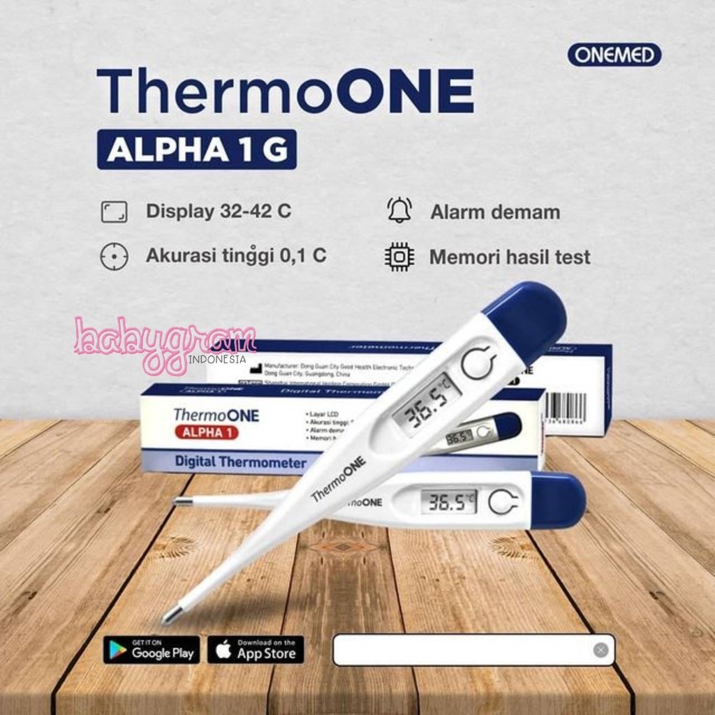 Jual Onemed Termometer Digital Alpha 1g Alpha 2 Thermometer Alpha 1