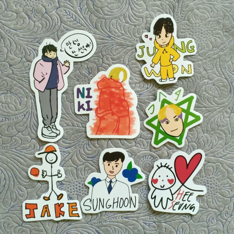 Jual Official Cutting Sticker Enhypen Ggu Ggu Package | Shopee Indonesia