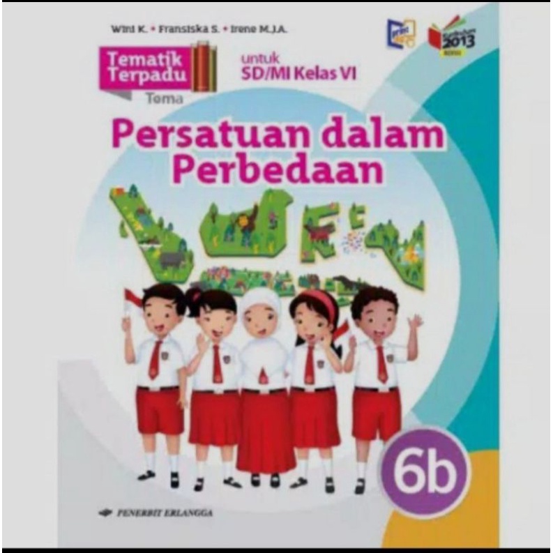 Jual BUKU TEMATIK TERPADU PERSATUAN DALAM PERBEDAAN JILID 6b KELAS 6 SD ...