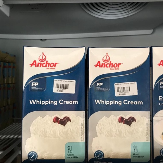 Jual ANCHOR WHIP CREAM 1 L / WHIPPING CREAM DAIRY 1LT Shopee Indonesia