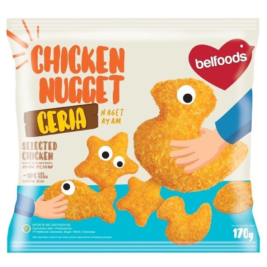 Jual BELFOODS CHICKEN NUGGET CERIA 170g | Shopee Indonesia